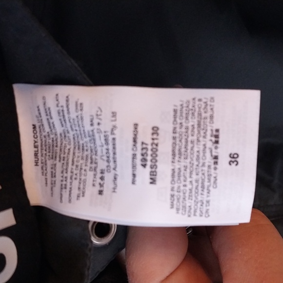 Hurley Men's Dark Gray Hybrid Shorts - Picture 4 of 4